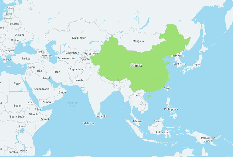 Map of China